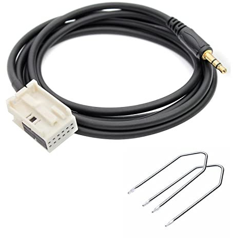 Sound-way Cavo Ingresso AUX Ausiliario per Autoradio RD4 compatibile con Peugeot, Citroen
