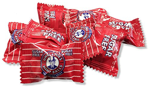 Sugar Free Uncle Joe's Mint Balls Retro Sweet Shop Traditional Old Fashioned (200g)