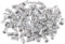 Keadic Aluminium metrische Nietmuttern Flachkopf Gewindeeinsatz Muttern Sortiment Kit – M3 M4 M5 M6 M8 M10 (metrisch) M5 - 100 Pack