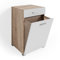 Vicco Badschrank Matteo, Badmöbel, Sonoma/Weiß, 50 x 78.5 cm