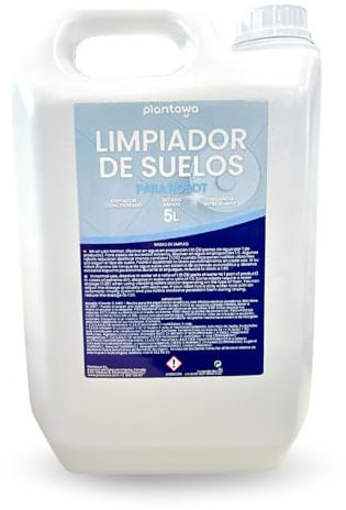 PLANTAWA Limpiador suelos para robots de limpieza 5L para todos los fabricantes, Concentrado, Perfume, Seca Rápido, Valido para Xiaomi Cecotec, Irobot, Roomba, Dreame, Roborock