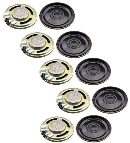 10pcs 23mm 8 Ohms 0.5W Inner Speaker Loudspeaker Compatible with Legency Game Boy Color,Advance GBA,GBC Game Console Replacement Repair Parts