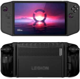 JOYSOG Coque de protection en TPU pour console de jeu Lenovo Legion GO - Noir
