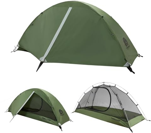 1-Person Backpacking Tent for Camping - Ultralight & Waterproof Outdoor Camping Tent One Person, Easy Set Up Compact Single Person Tent, Lightweight One Man Tents for Hiking by Underwood Aggregator