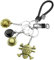 Mocrop Portachiavi One Piece Portachiavi Anime Skull Cappello di Paglia Anime Portachiavi Personalizzato Set di Ciondoli Portachiavi Anime Personalizzato Cosplay Accessori