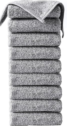 Mikrofasertücher Auto, 10 Stück Fast Dry Trockentuch für Die Dusche Auto Trockentuc Mikrofasertücher Shiny Bath Extrem Saugfähig Duschkabinen Tuch für Duschkabinen Auto Und Motorrad Pflege 30x30cm