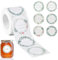 Romon Etichette Adesive, 500 Pezzi Etichette Marmellata Adesive Etichette Rotonde Adesive, Etichette Autoadesive Marmellate Stickers Per Vasetti Di Marmellata, Barattoli Di Spezie, Bottiglie, Ufficio