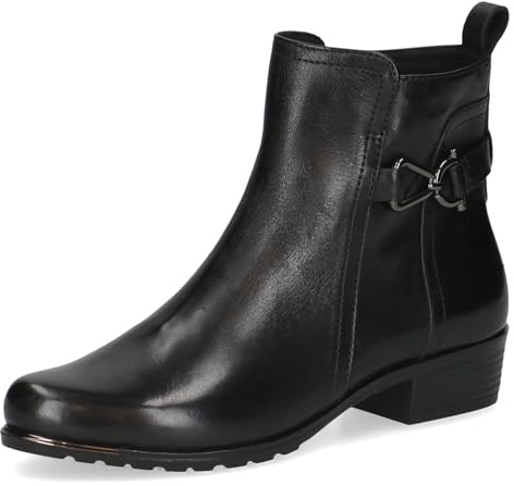 CAPRICE Damen Stiefeletten aus Leder Kleiner Absatz