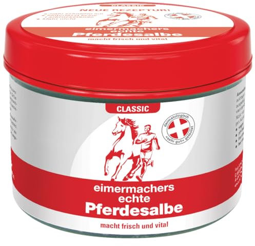 Eimermacher echte Pferdesalbe CLASSIC ist der bewährte Frischmacher, 500 ml Dose, Kühlend und Wärmend