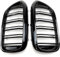 Nebelscheinwerfer-Zubehör Auto Front Niere Grill für BMW 5 Series M5 G30 G31 520i 530i 540i Front Stoßstange Grill 2-Lamellen