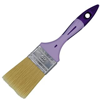 Savy 4807050 Pinceau plat toute peinture Fibres Synthétiques largeur 50 mm, Violet