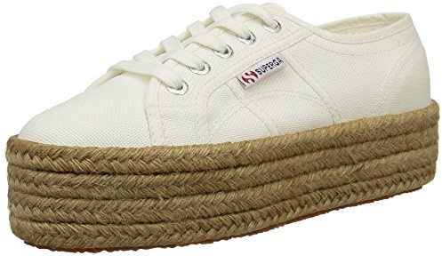 Superga 2790 Cotropew - Scarpe Da Ginnastica Basse Donna, Bianco (White 901), 41 EU, Pair