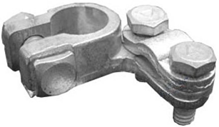 XtremeAuto® Battery Lead Terminal NEGATIVE (black) with OFFSET CABLE CLAMP