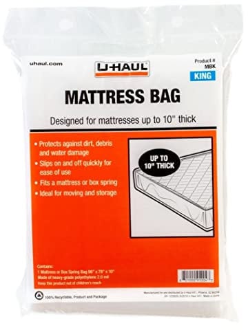 U-Haul Housse de Matelas - 2 mm - Protection pour Les déménagements et Le Rangement