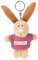 NICI 44650 Schlüsselanhänger Hase mit T-Shirt Melissa 10cm