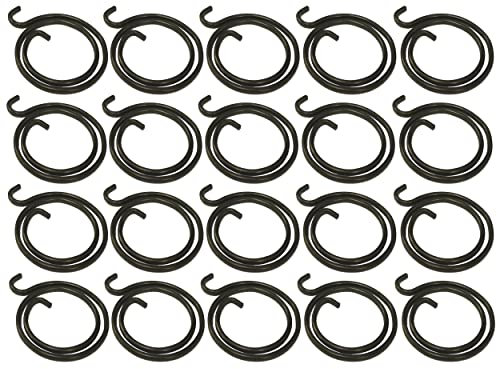 Door Handle Spring Set, 1.8mm Thick Metal, 2 Turns, for Interior Doors, Hardware Replacement Parts (6 Springs)