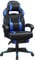 SONGMICS Silla de Oficina, Silla Gaming Ergonómica, con Reposapiés Telescópico, Respaldo Ajustable, Reposacabezas y Soporte Lumbar, Carga de 150 kg, Negro Tinta y Azul Cielo OBG073B04