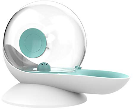 KongLyle Fontaine à eau pour chat - 2,8 l - Avec bulles d'escargots - Distributeur automatique d'eau - Grande gamelle pour chat - Sans électricité