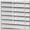 Optimal Products Aluminium Metal Venetian Blinds Trimable Easy Fit 25mm Slat Home Office Silver,Black,White Colours (White, 120 x 150 cm)