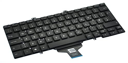 Dell Latitude 5400 & 5401 UK QWERTY Non-Backlit Replacement Keyboard JJVWV