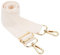 Breite Umhängetaschen Riemen, verstellbare Ersatz Tasche Riemen Leinwand Handtasche Riemen Umhängetasche Gürtel Messenger Bag Changeable Strap for Crossbody Handtasche (Off-White)