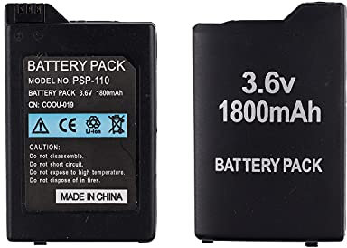 Duotipa Ersatzakku Batterie psp-110 kompatibel mit Sony Fat PSP-110 PSP-1001 PSP 1000 Akku