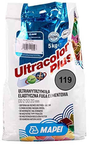 MAPEI ULTRACOLOR PLUS 5kg 119 londongrau - zementäre Flexfuge für Fugenbreiten bis 20 mm