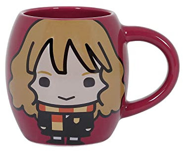 Harry Potter Hermione Chibi-Tazza Ovale, Marrone, 14 x 10.5 cm