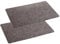 Astra Fußmatte innen beige Schmutzfangmatte rutschfest – Türmatte 40x60 cm 2er Set wasserabweisend – Rib Line Fußabtreter strapazierfähig antistatisch