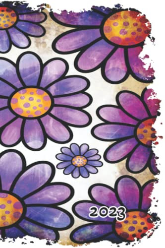 Kalender 2023: Blumen Taschenkalender - 130 Seiten