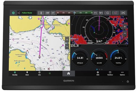 Garmin 010-02093-50 GPSMAP 8616 con mappatura - 16, Navionics+