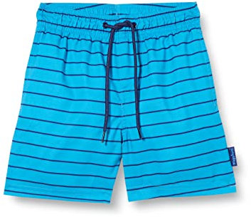 Playshoes Badeshorts Jungen Beach-Short Badehose Schwimmhose Badebekleidung, aquablau, 122/128