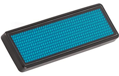 LED-Namensschild mit Laufnachricht und Chinesischer 4-Zeichen-Anzeige, Speicher für 550 Chinesische Zeichen oder 750 Englische Zeichen, Unterstützung Aller Sprachen (Blau)