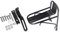 Fonowx Porte-Bagages Avant en Alliage Aluminium à Vélo, Support Rangement de Charge 15 kg pour Vélo de Route, VTT, Bicyclette, 23 cm x 14,5 cm, Noir