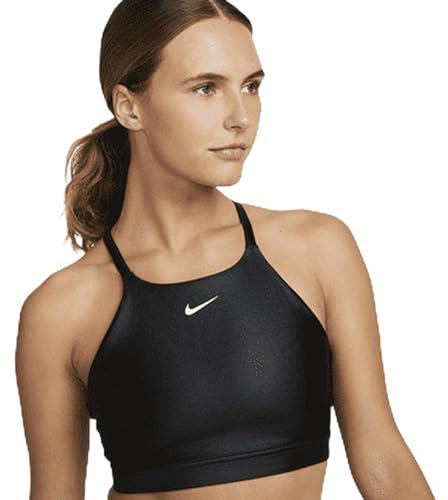 NIKE Damen Indy Shine W Dq5403-010 Sport-BH, Schwarz, L