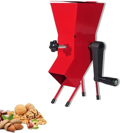 Nussknacker Pekannuss-Walnuss-Zange, multifunktionaler Nussknacker, Walnuss-Zange, Walnuss-Nussknacker, Zerkleinerungsmaschine, Nüsse, langlebiges Handkurbel-Nussknacker-Werkzeug, ganz aus Metall, Wei