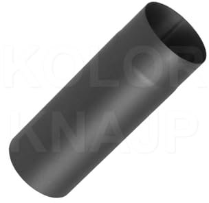 Kolor Rauchrohr Ofenknie Ofenrohr Bogen Rosette Abgasrohre Kaminofenrohr mit Farbe beschichtet 100-150 mm Bogen 45 Bogen 90 Rosette Rohr 250 Rohr 500 Rohr 1000 mm (Rohr 500 mm, Ø 150 mm)