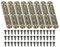 PATIKIL Mini Charnière de Piano 65 x 15mm, 8 Pcs Mini Charnières de Boîte à Bijoux à 180 Degrés avec Vis pour Boîtes à Bijoux en Bois, Brun