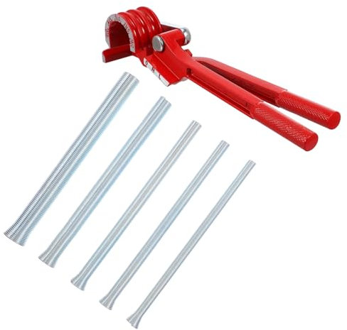 KITANDOVE Heating and Plumbing Tools Tubing Set Manual Bender Kit for 0-180 Degree Bending Long Grip Handle for Comfort