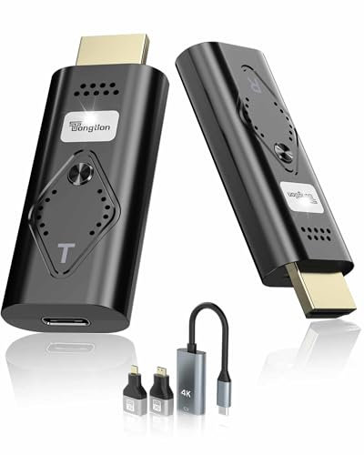 Émetteur-Récepteur HDMI sans Fil 1080P@60Hz - Extendeur HDMI Double Bande 2.4G/5G, Plug&Play, 30m Portée, HDCP1.2 - pour Cinéma/Conférence (Non Gaming)