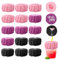 15 Piece Drink Cover Scrunchies, Elastic Fabric Class Cup Drink Covers, Anti Spike Drink Cover with Straw Hole, Reusable Drink Covers, Band Cup Cover for Drinks Protector Fits Most Cups (Mixed Color)