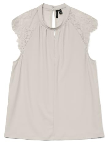 VERO MODA Vmmilla Sl Lace Tee Ga Noos