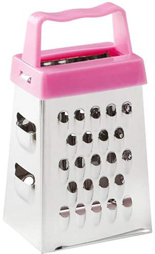 Cheese Grater - Versatile Kitchen Grater for Effortless Grating of Cheese, Vegetables & More - Durable Stainless Steel Blades & Comfortable Grip - Ideal for Home Cooking & Outdoor Adventures