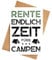 Karte Ruhestand Camping Rente Klappkarte für Camper Glückwunschkarte DIN A6 mit Umschlag