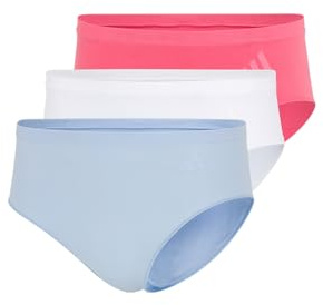 adidas Damen Hipster (3 Pack) - Sport Active Seamless - Packaged Panties - Bequeme Unterwäsche