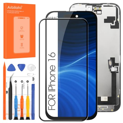 Arbilato Screen Replacement for iPhone 16 LCD, Incell