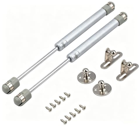 50N Gas Struts, Cabinet Door Hinges Spring Flap Support Stay Bar (2 Set) | Suitable for TV cabinets, hydraulic support, automatic expansion,drawers, kitchen cabinet doors, cabinets