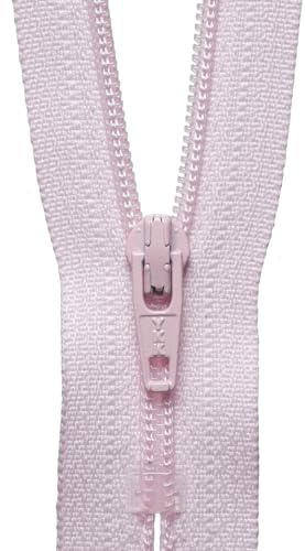 YKK Coil Zip, Metal,Nylon, No. 512 Light Pink, 46 cm Length