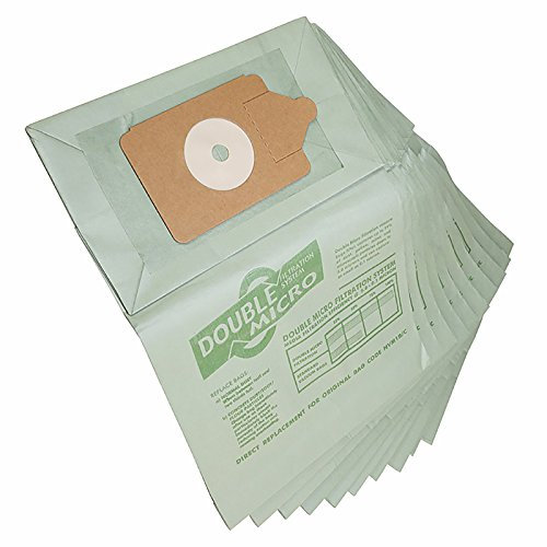 Qualtex 10Pk Vacuum Cleaner Bags New Double Micro Filtration Quality Guaranteed Compatible with Numatic Henry Vacuum Cleraner Hoovers