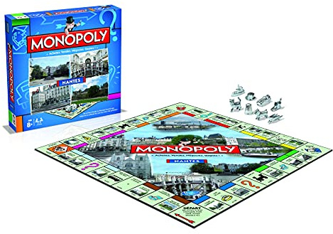 Winning Moves – Gesellschaftsspiel – Monopoly – Städte (in französischer Sprache)